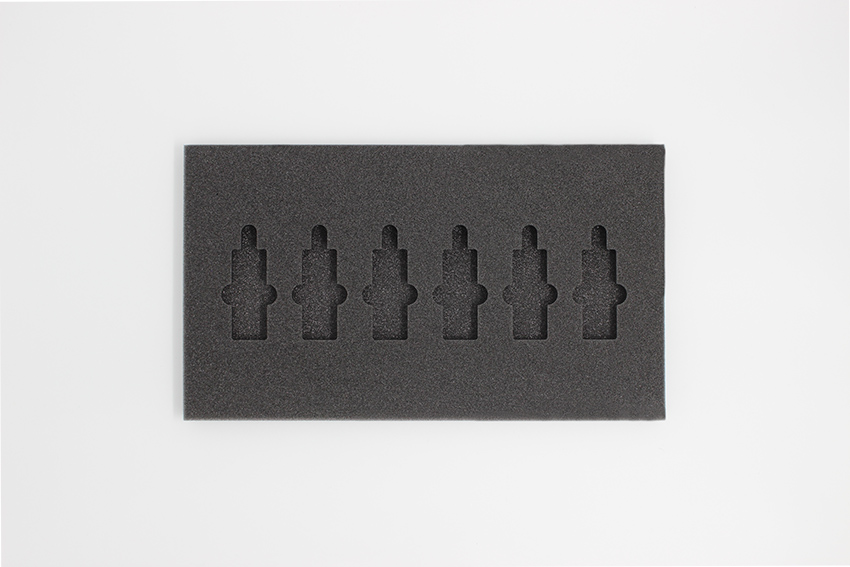 Foam insert for ampoules